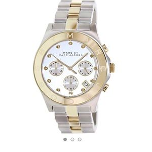 Marc by Marc Jacobs Gold and Silver Watch MBM3177